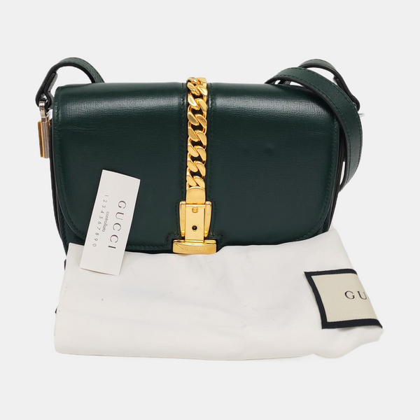 Sylvie 1969 Mini Calfskin Green