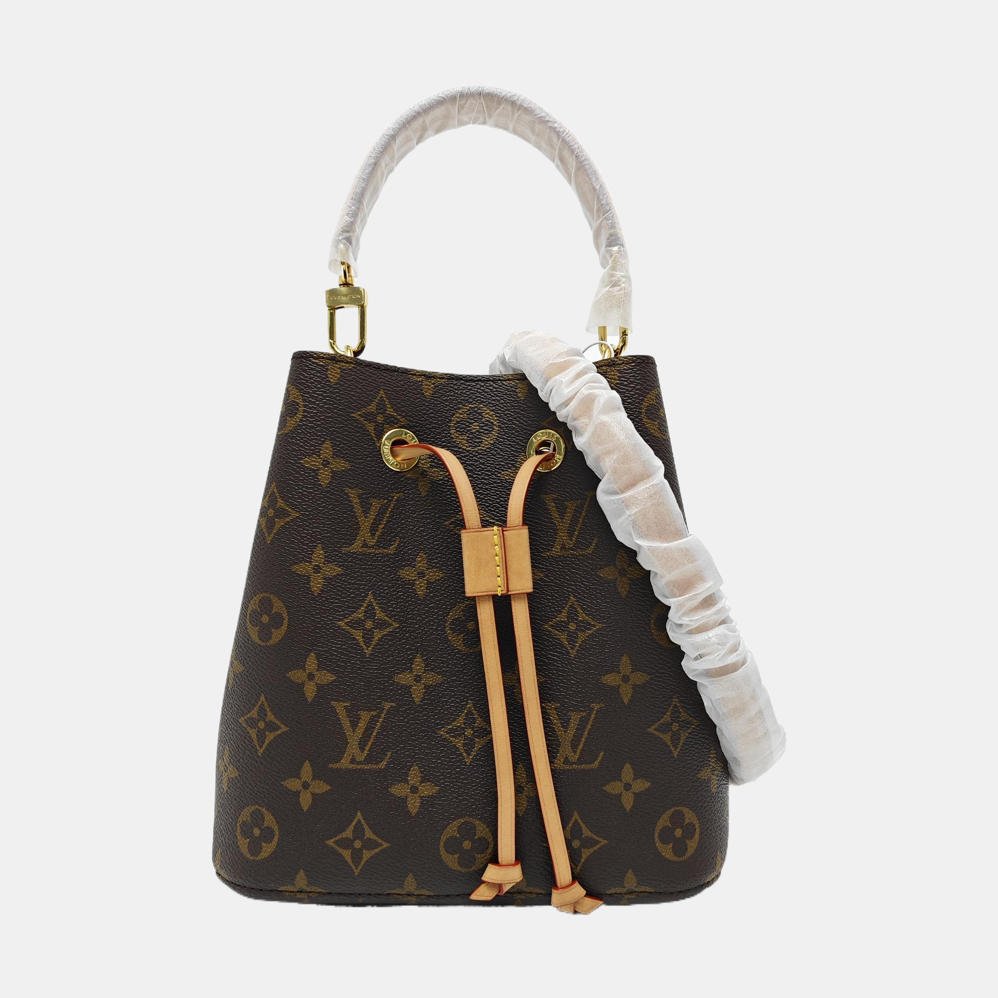 NÉONOÉ BB Monogram Coated Canvas Brown