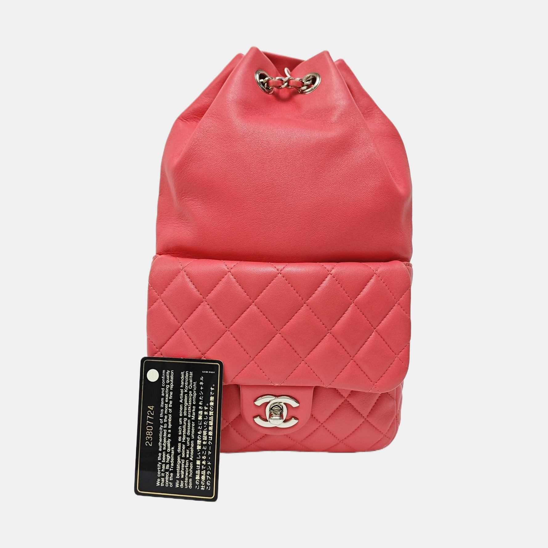 IN SEOUL Quilted Lambskin Red
