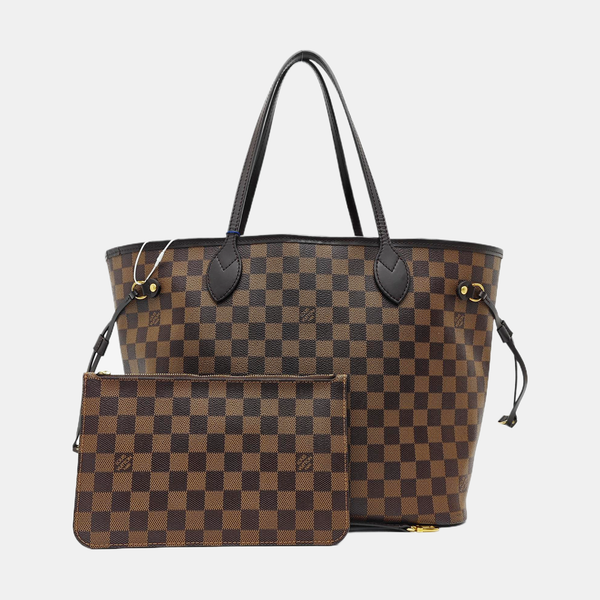NEVERFULL MM Damier Ebene Coated Canvas Brown