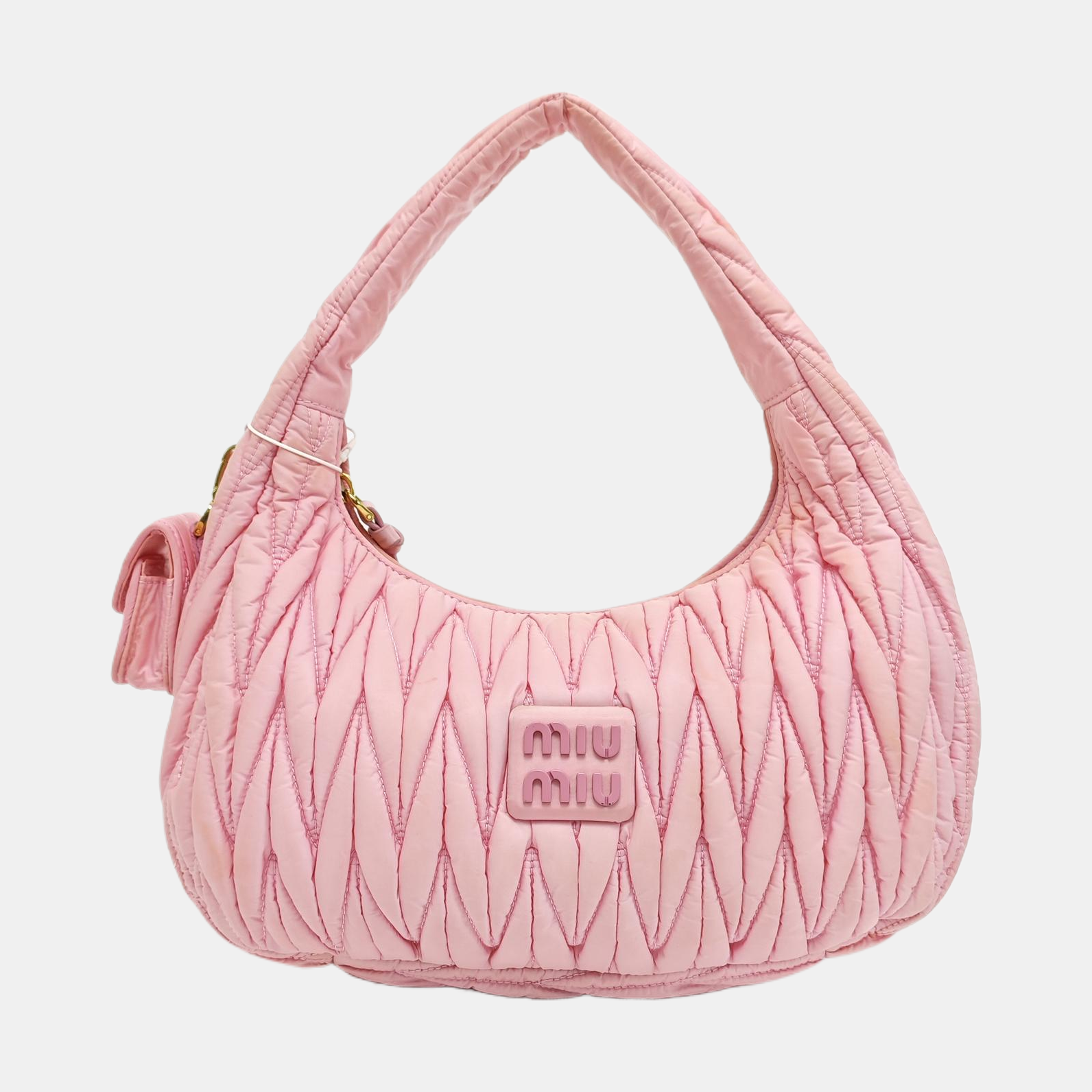 Wander Matelassé Mini Quilted Fabric Pink