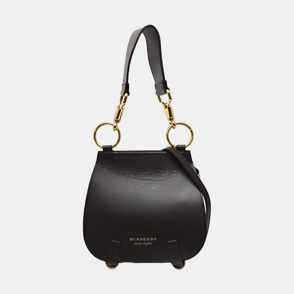 Calfskin Shoulder Bag Brown