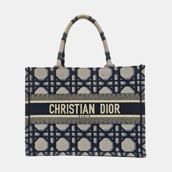 Book Tote Medium Canvas Blue