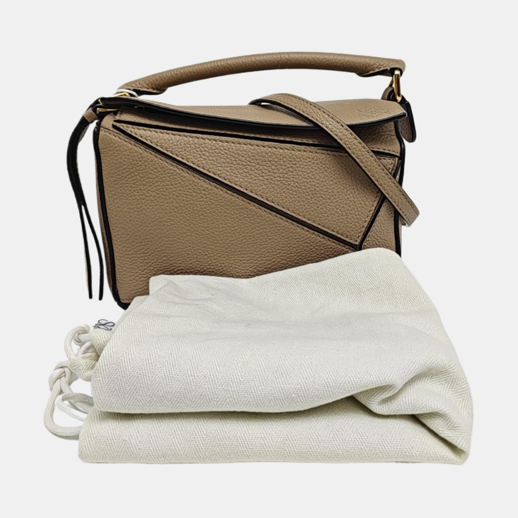 Puzzle Mini Calfskin Gray