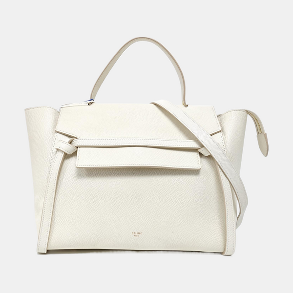 BELT Mini Calfskin White