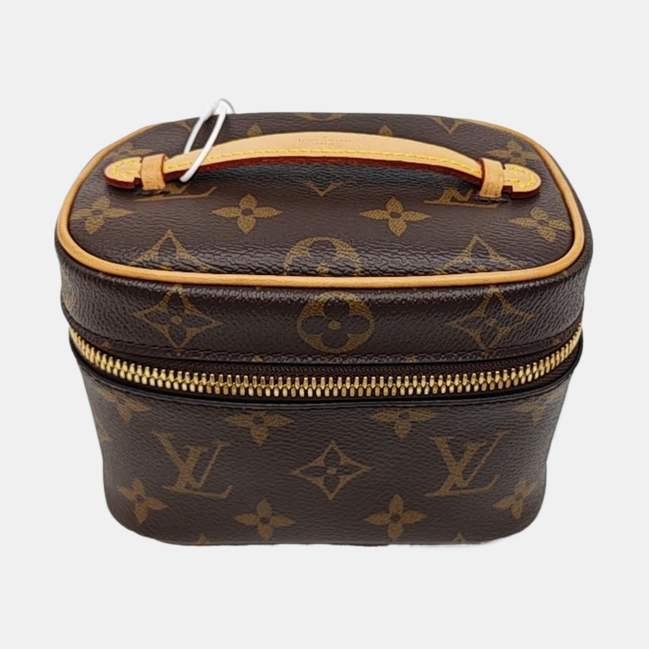 NICE Super Mini Monogram Coated Canvas Brown