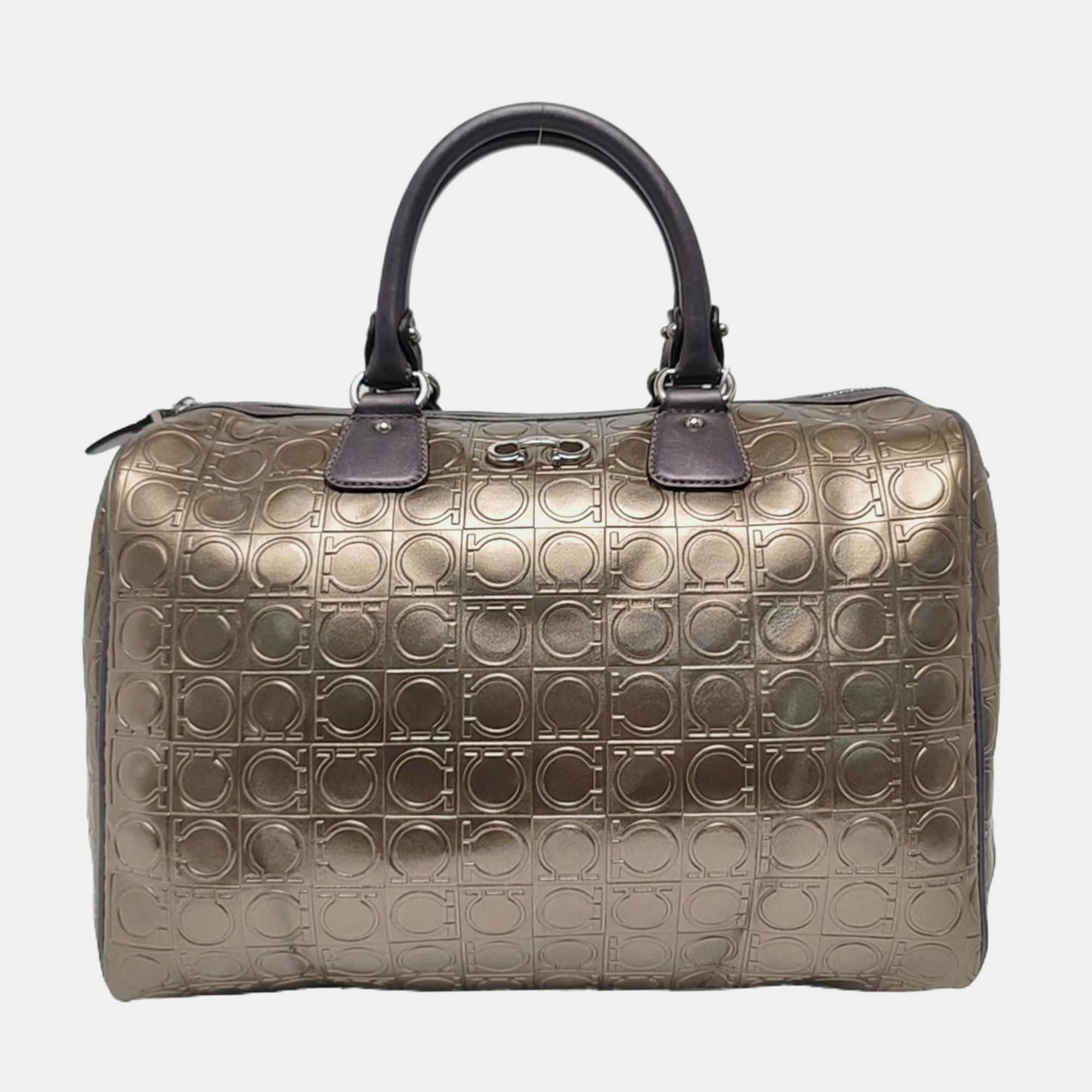 Gancini Calfskin Beige