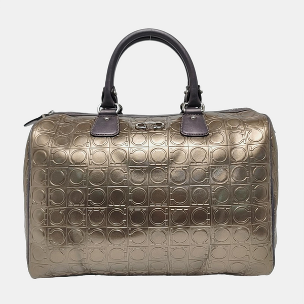 Gancini Calfskin Beige