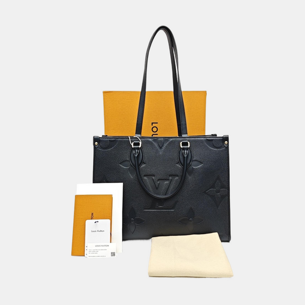ONTHEGO MM Monogram Calfskin Black