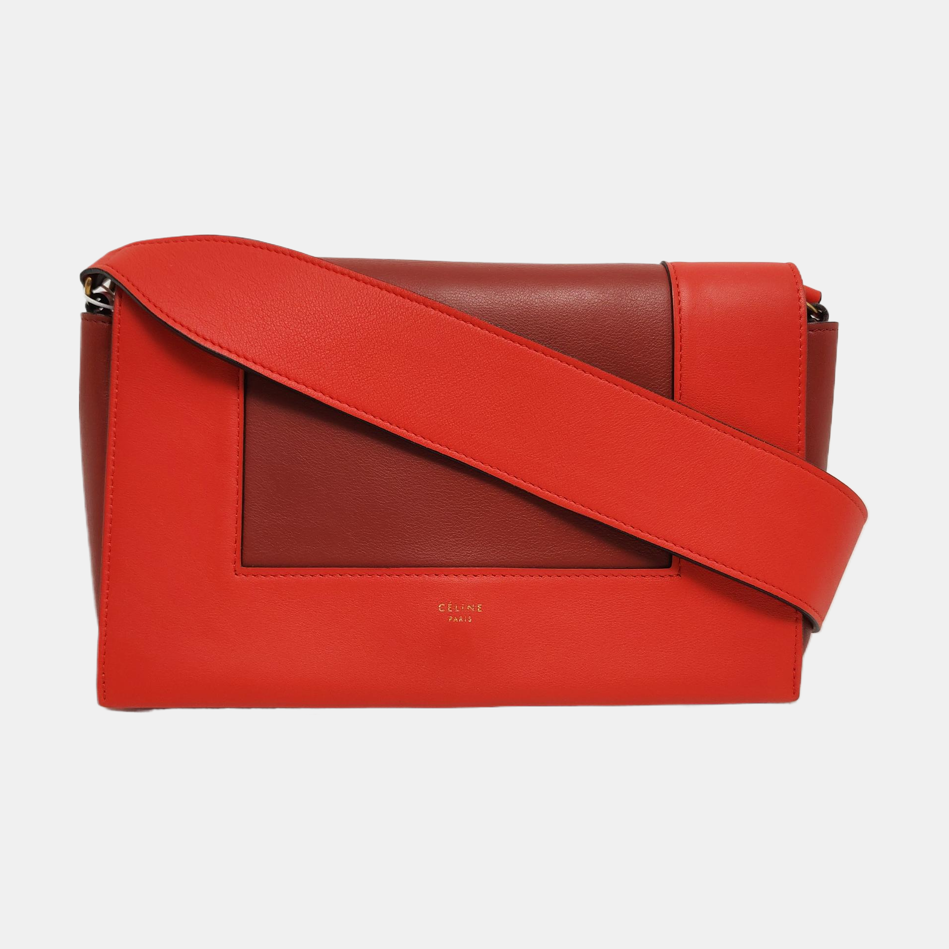 Authenticated pre-owned  FRAME Medium Calfskin Red - Shoulder Bag at Looply