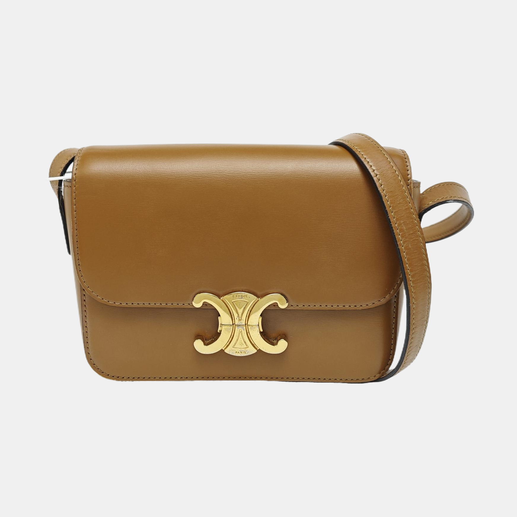 TRIOMPHE Nano Calfskin Brown