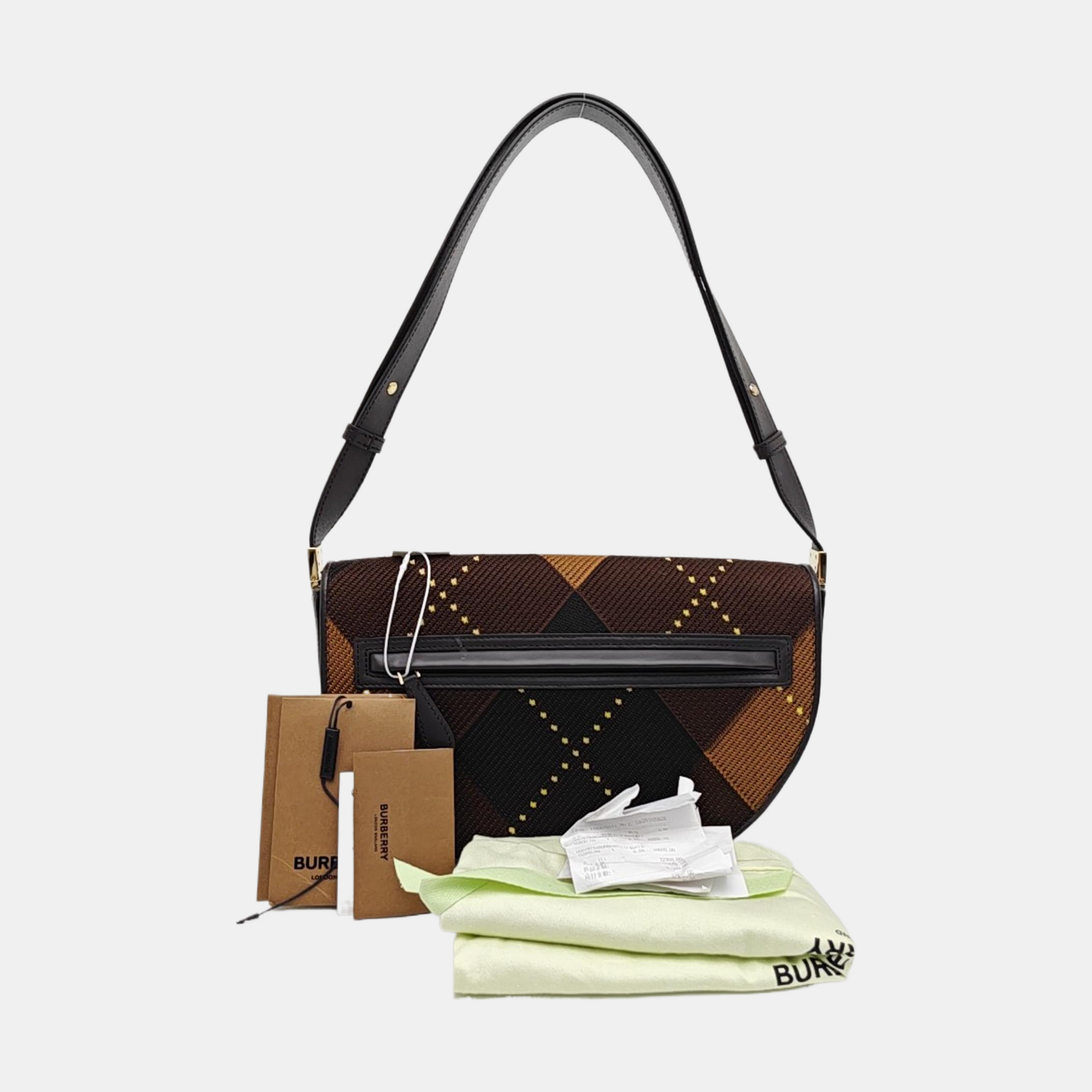 Olympia Medium Fabric Brown