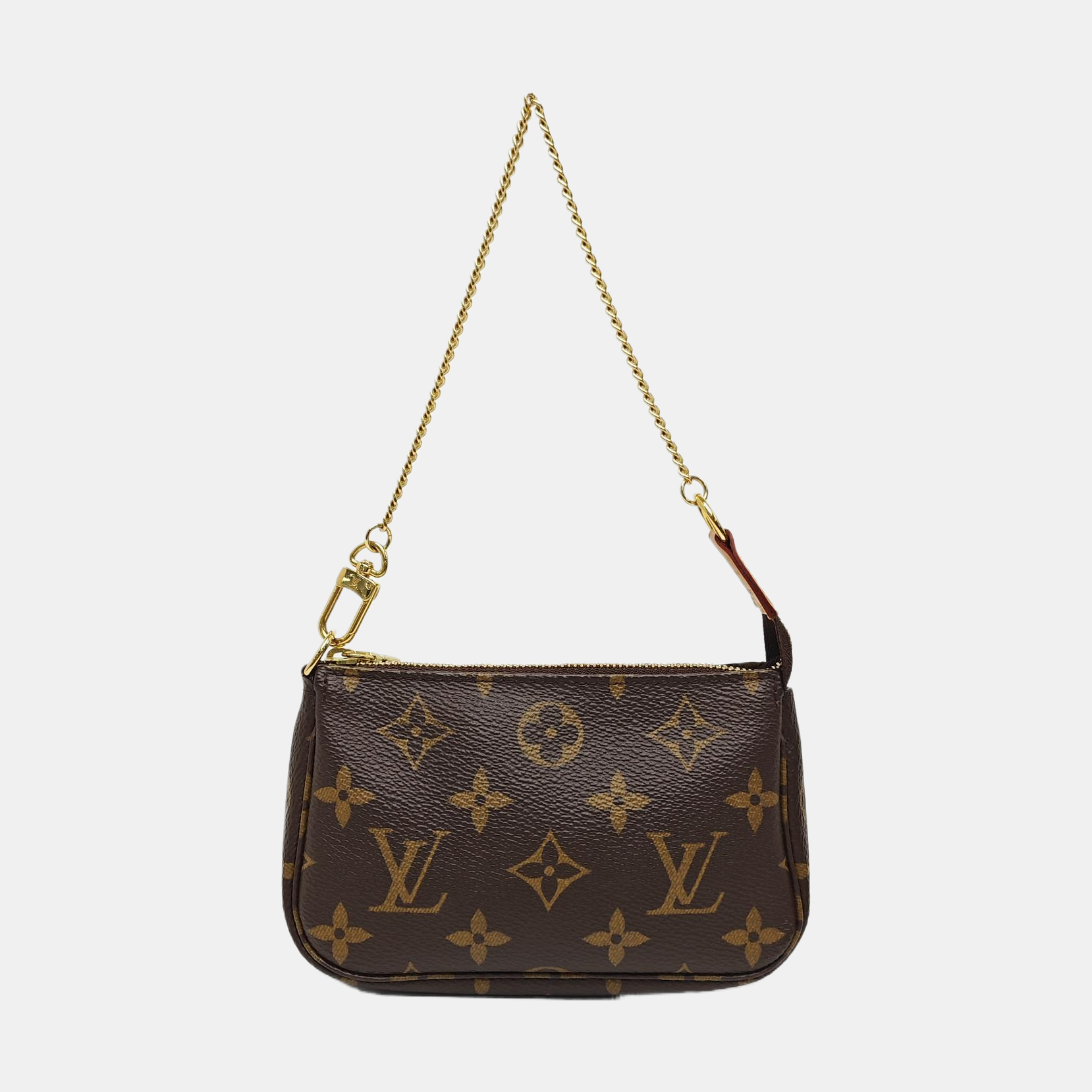 ACCESSOIRES Mini Monogram Coated Canvas Brown