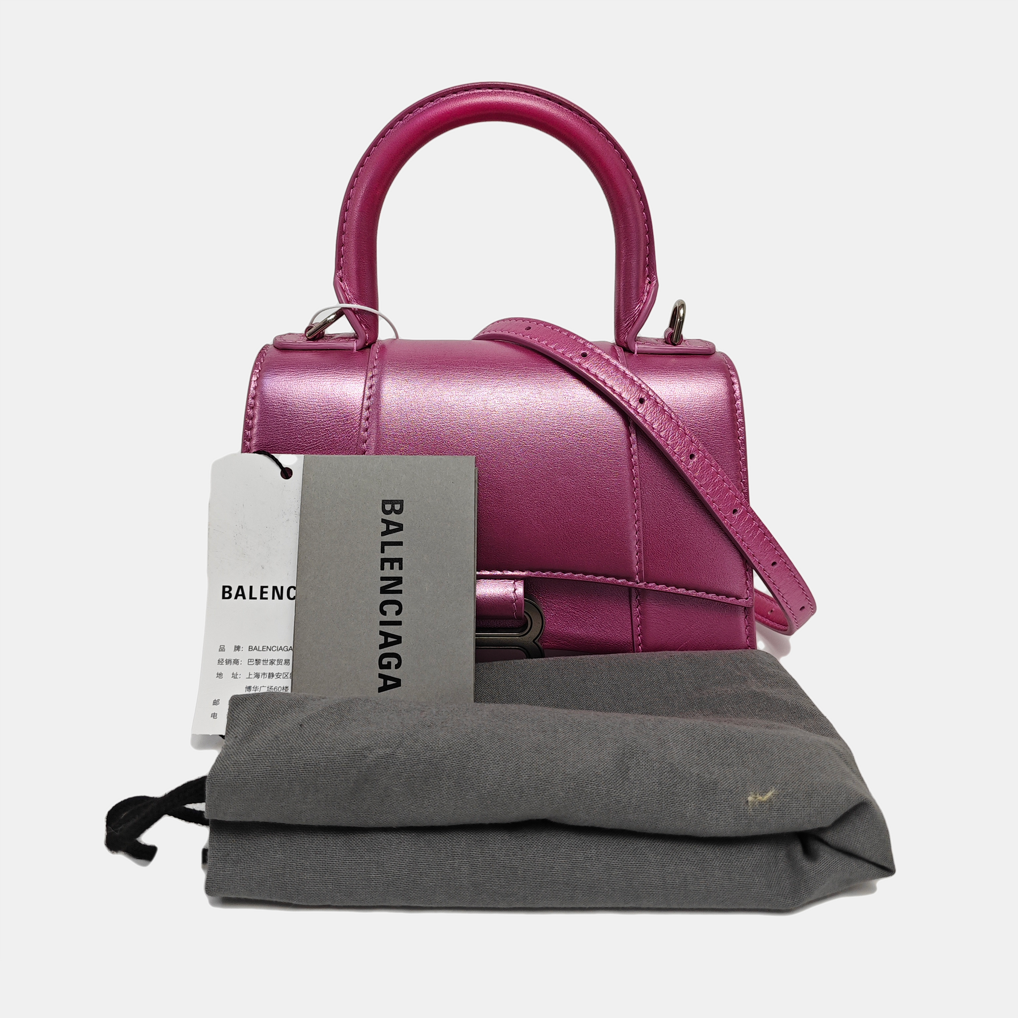 Hourglass XS Calfskin Pink