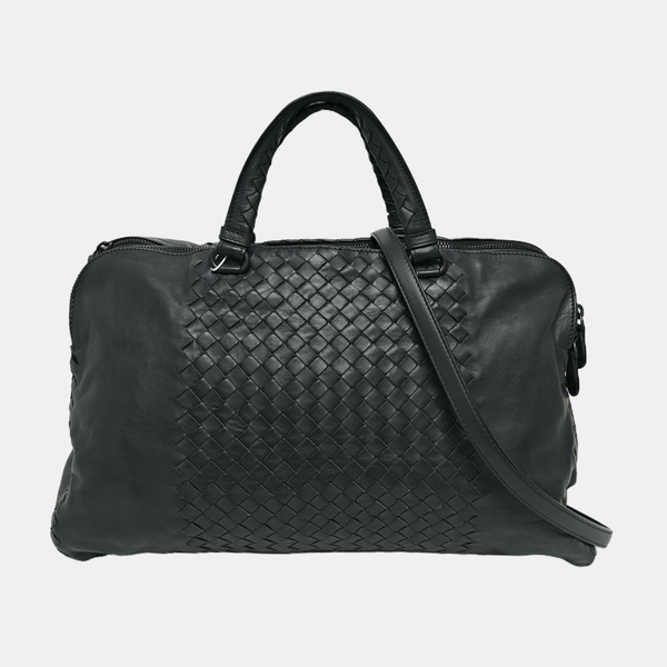 Calfskin Shoulder Bag Gray