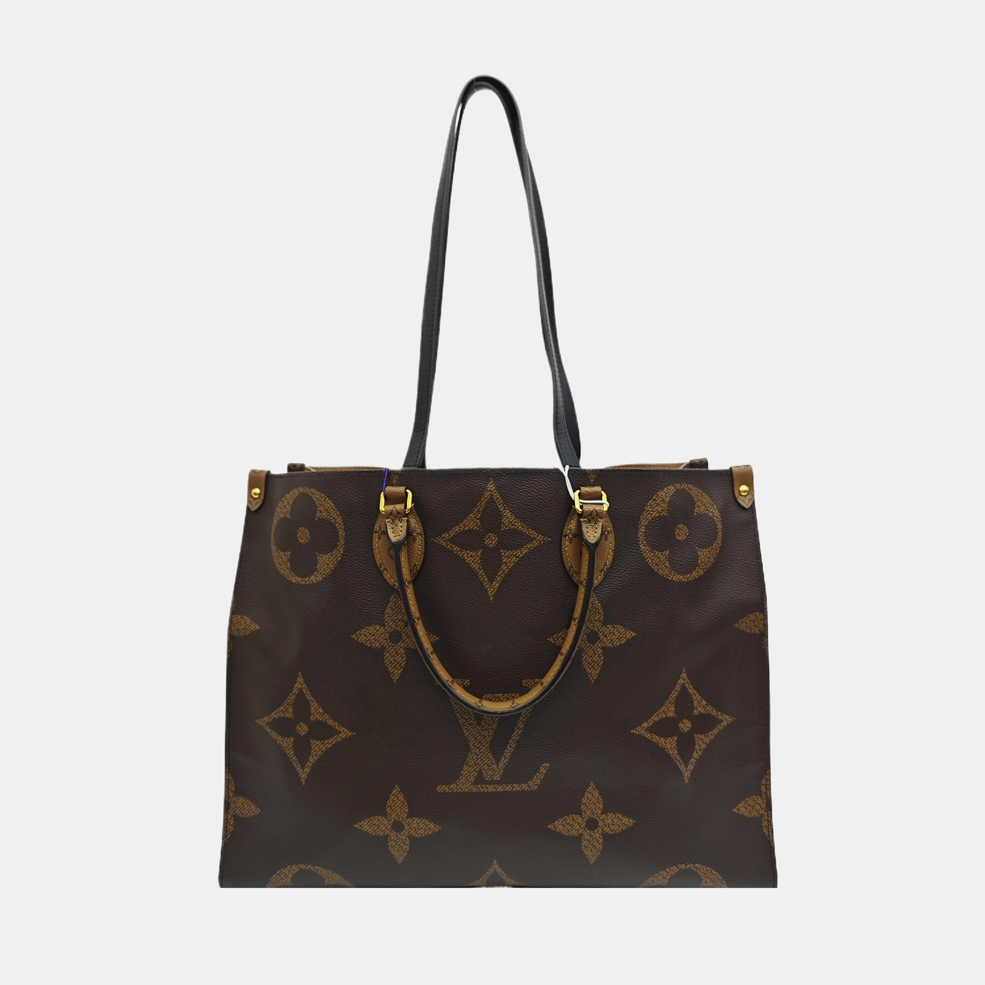 ONTHEGO GM Monogram Coated Canvas Brown
