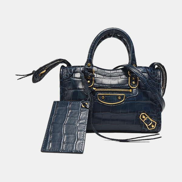 Classic City Calfskin Blue