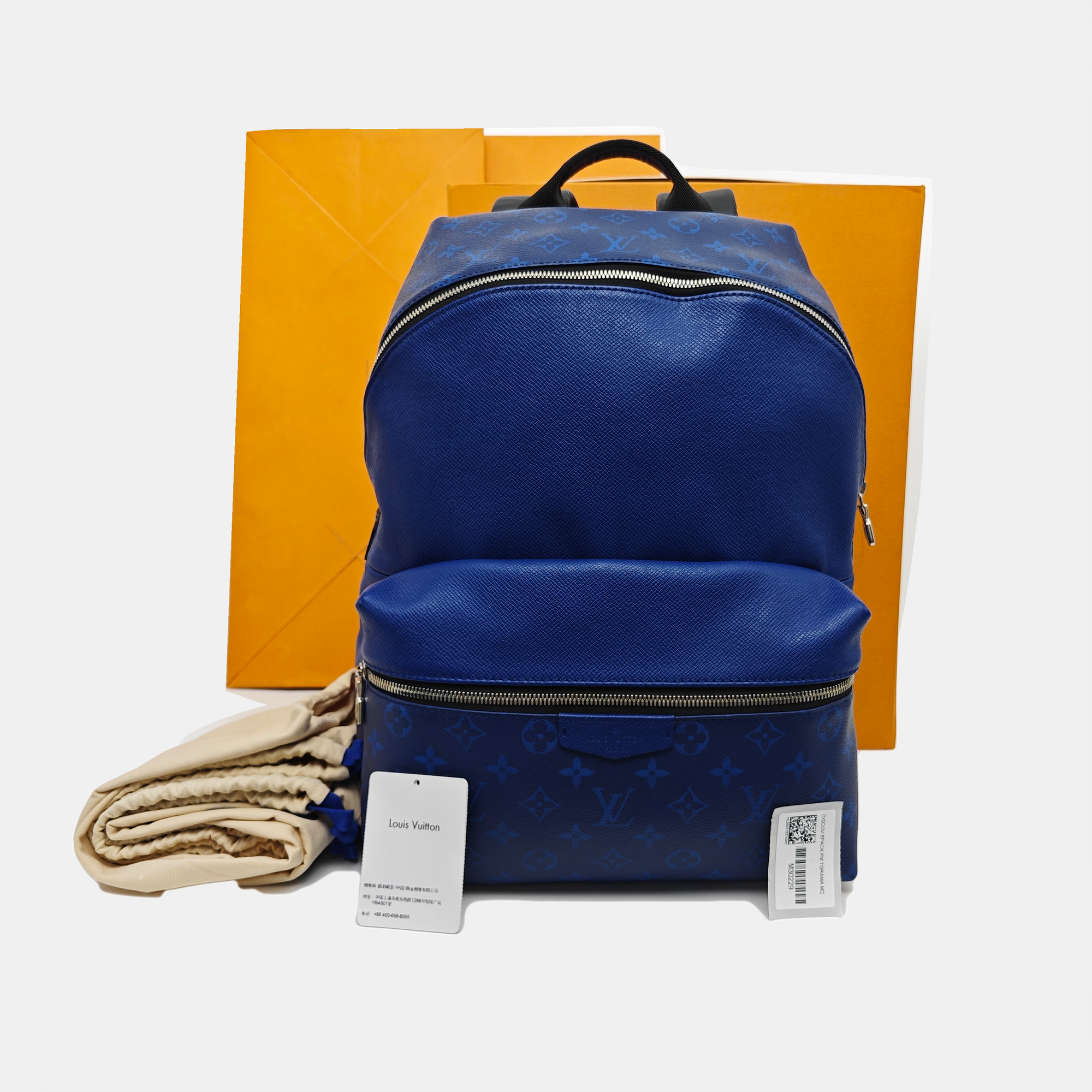 DISCOVERY PM Monogram Calfskin Blue