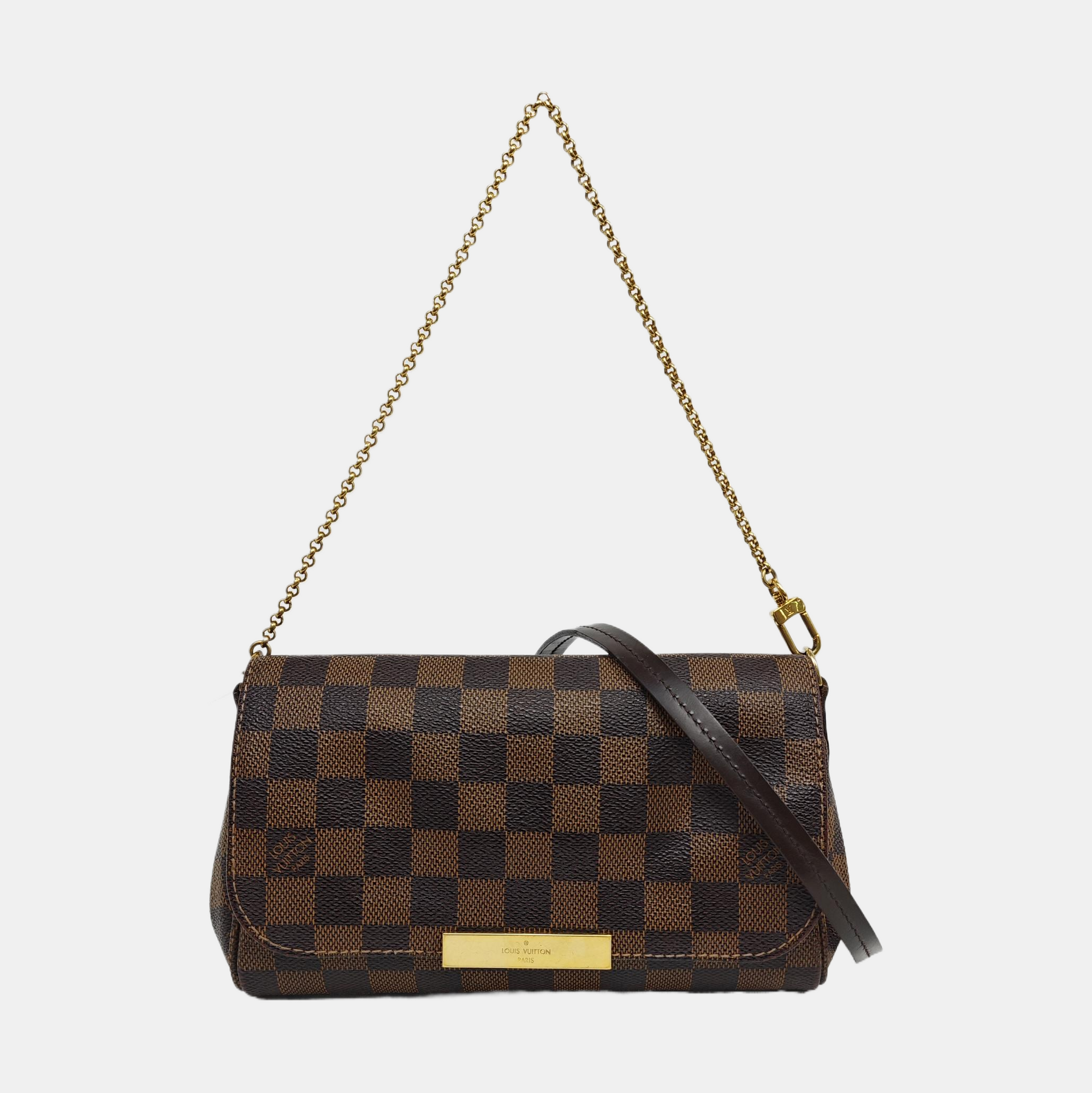 FAVORITE PM Coated Canvas Brown