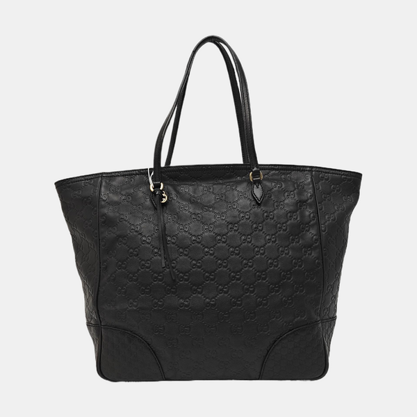 Microguccissima Monogram Calfskin Black