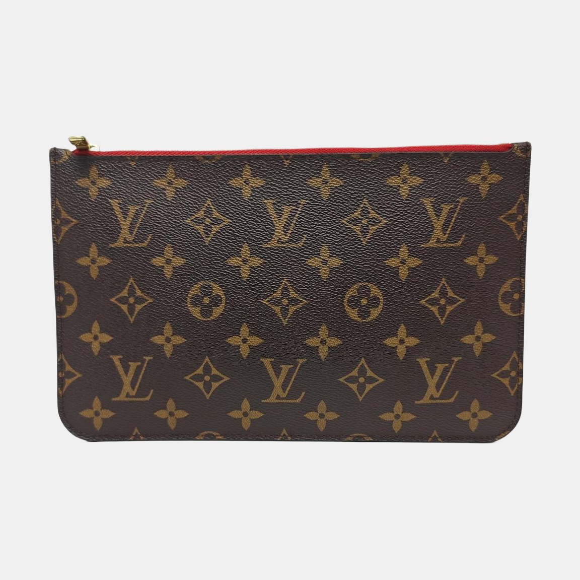 NEVERFULL PM Monogram Coated Canvas Brown