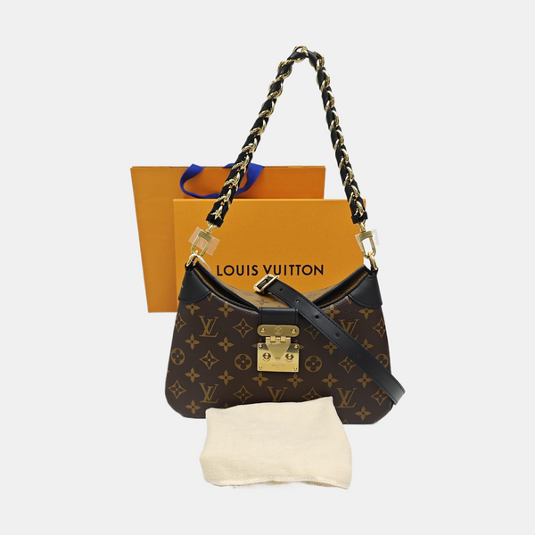 TWINNY Monogram Coated Canvas Brown