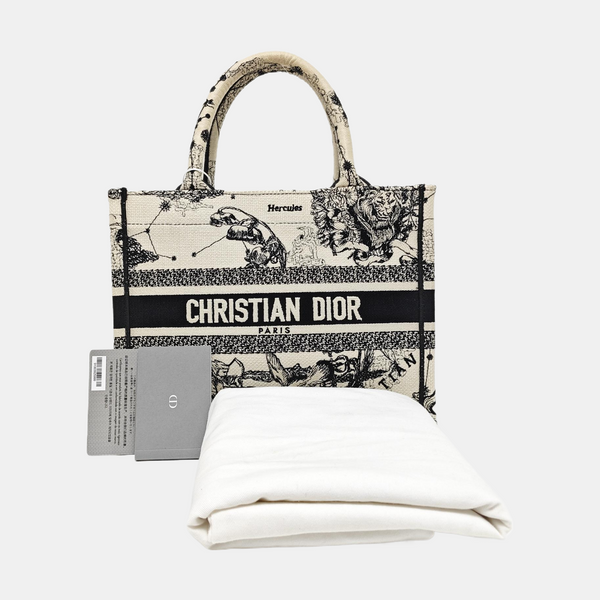 Book Tote Small Canvas White