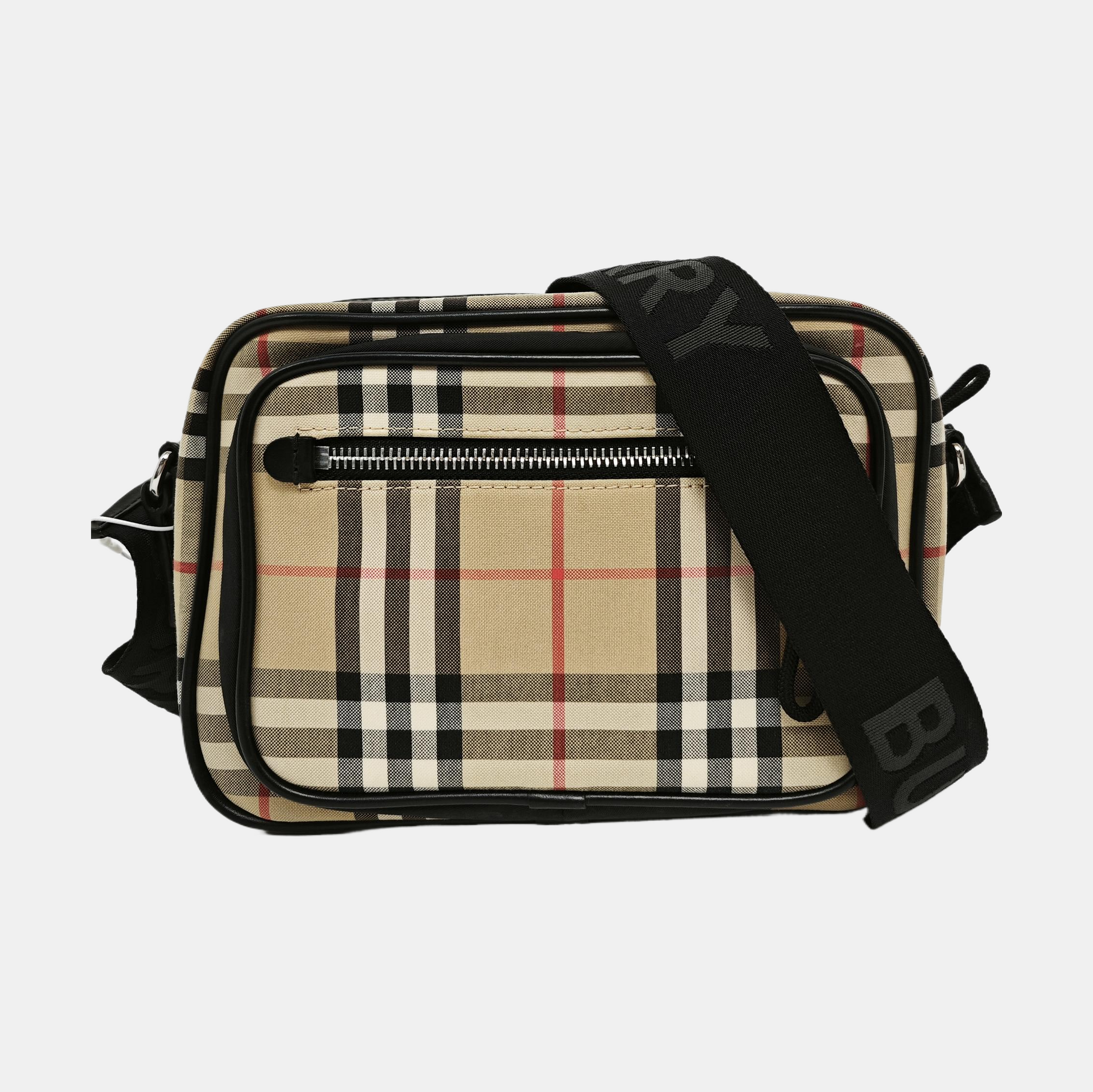 Canvas Shoulder Bag Small Beige