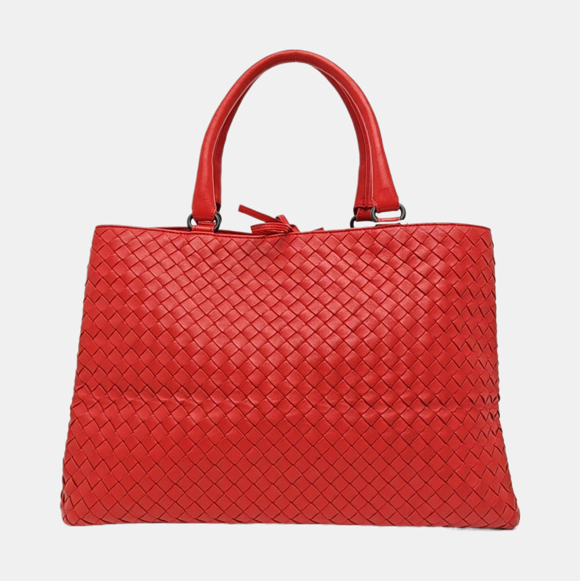Lambskin Tote Bag Red
