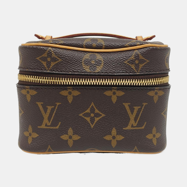 NICE Super Mini Monogram Coated Canvas Brown