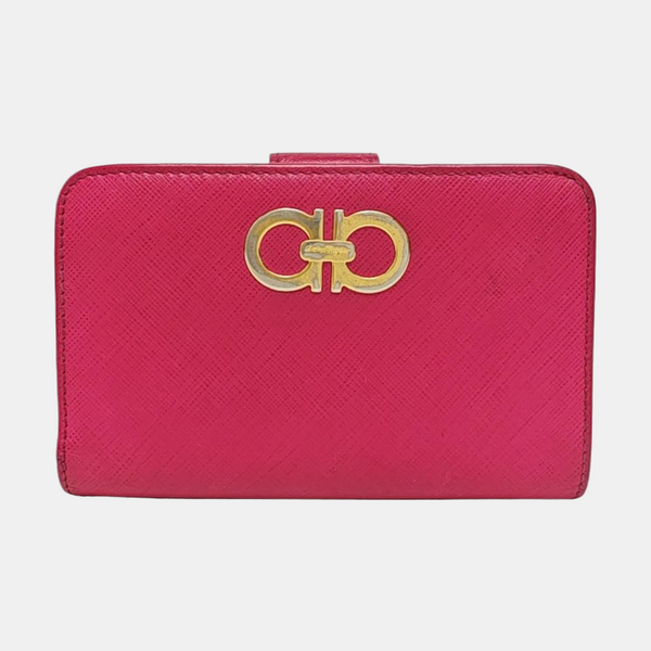 Calfskin Card Holder Red