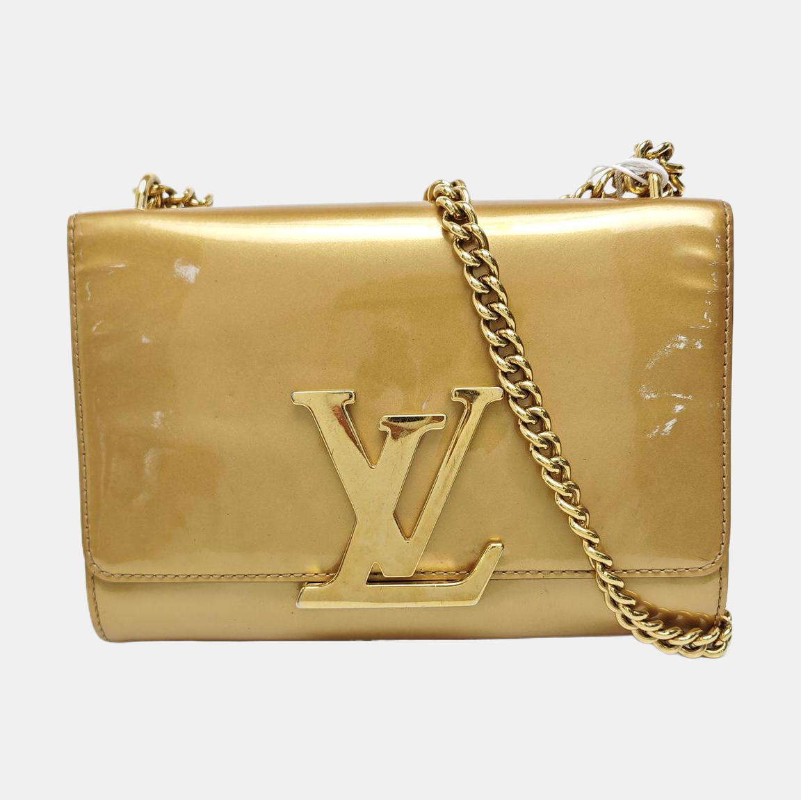 LOUISE Patent Leather Gold
