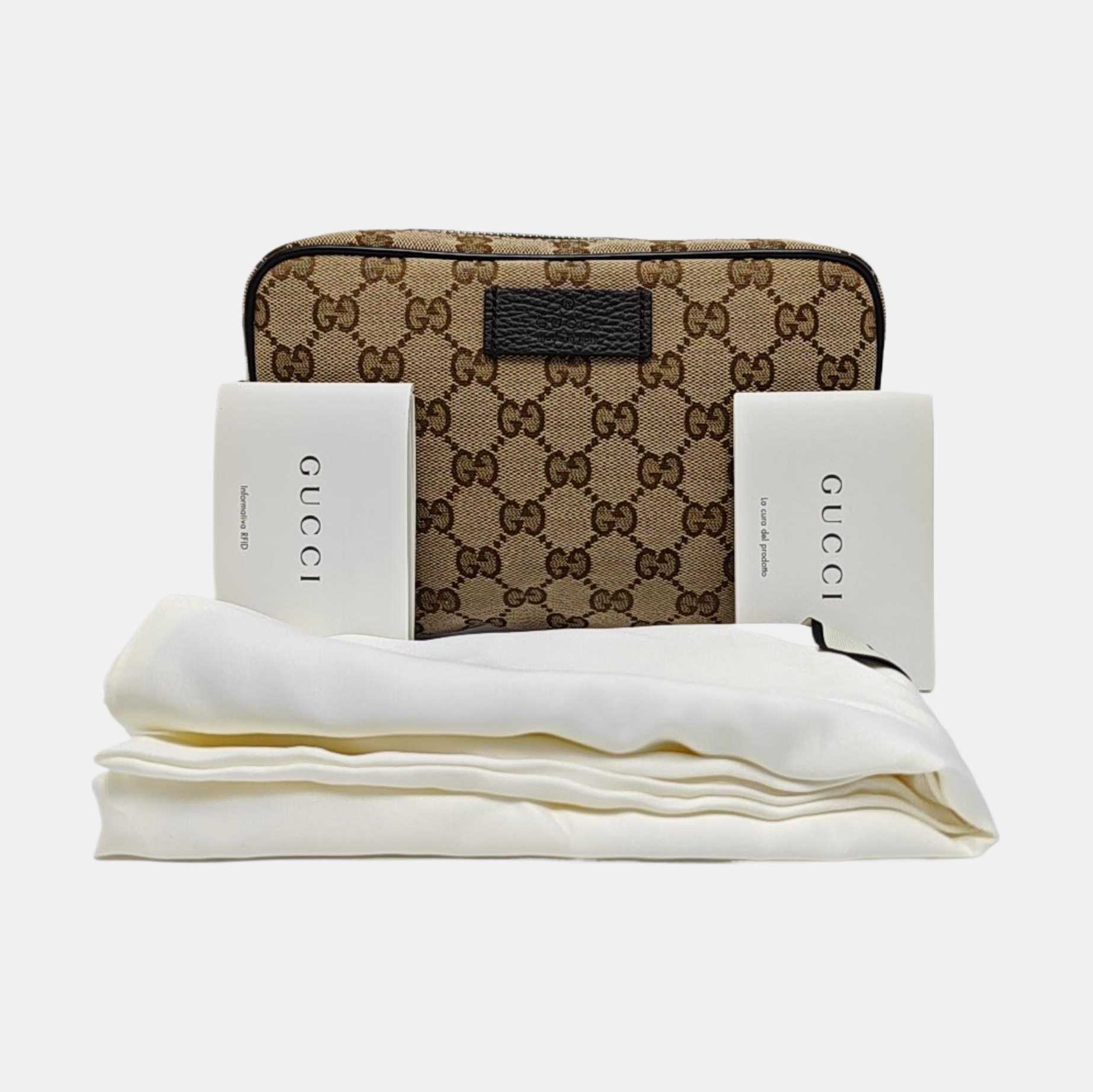 GG Supreme Monogram Canvas Brown