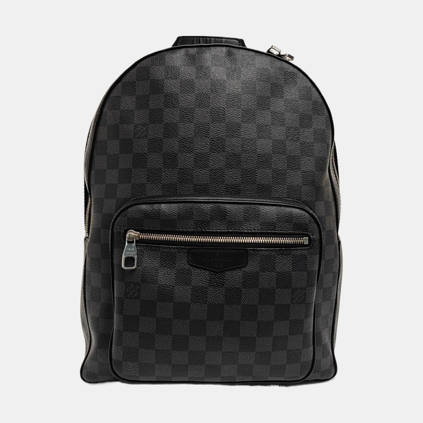 JOSH Damier Graphite Coated Canvas Gray