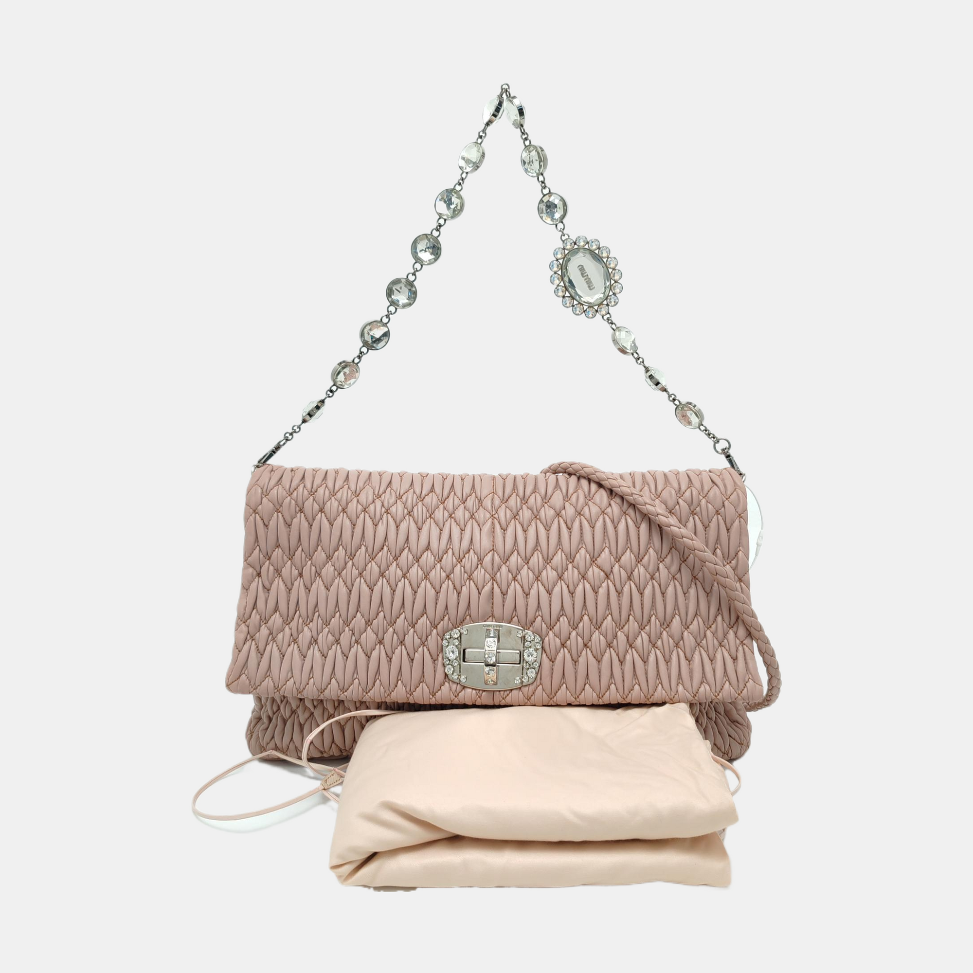 Crystal Lambskin Pink
