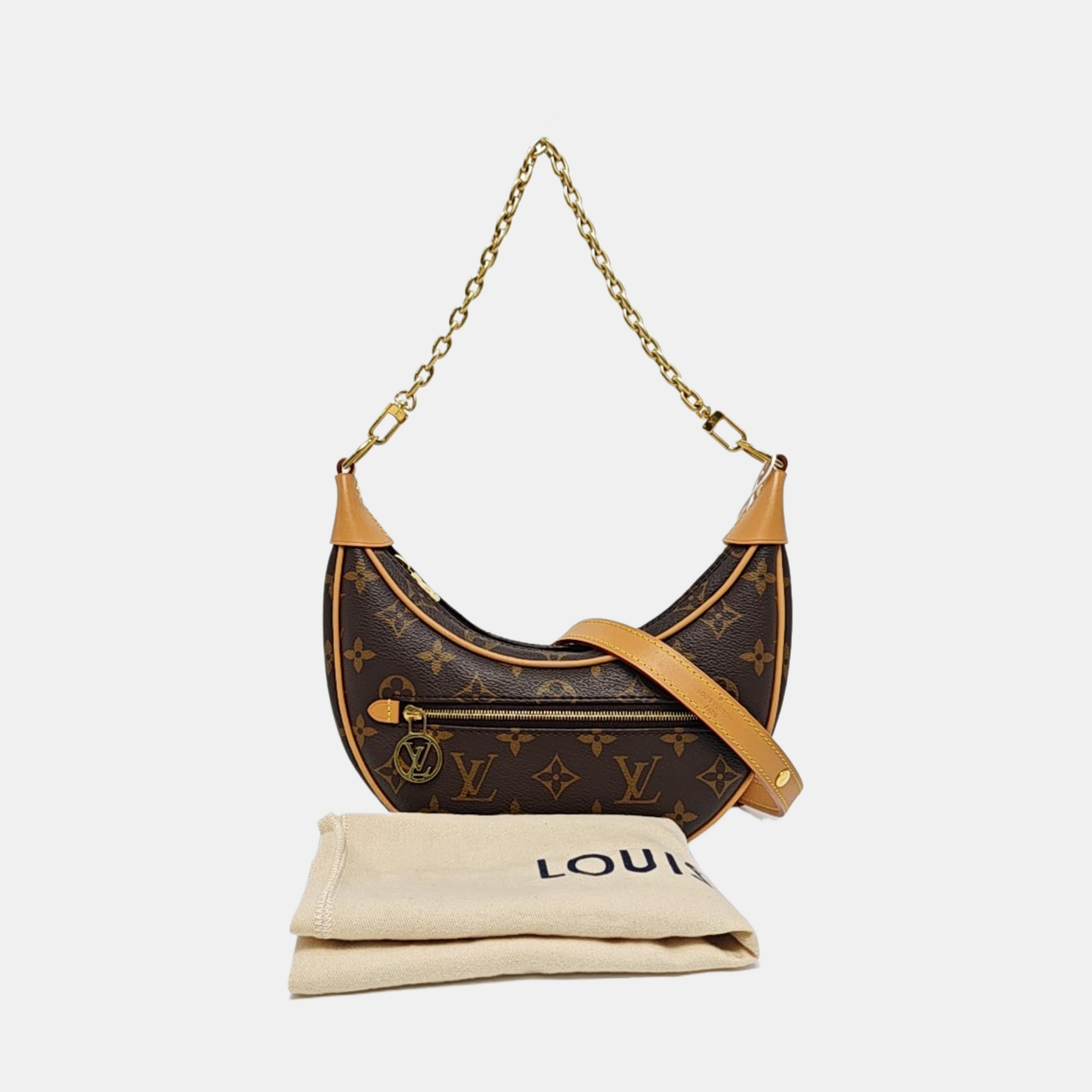 LOOP Monogram Coated Canvas Brown