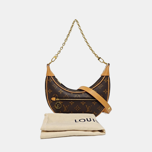 LOOP Monogram Coated Canvas Brown
