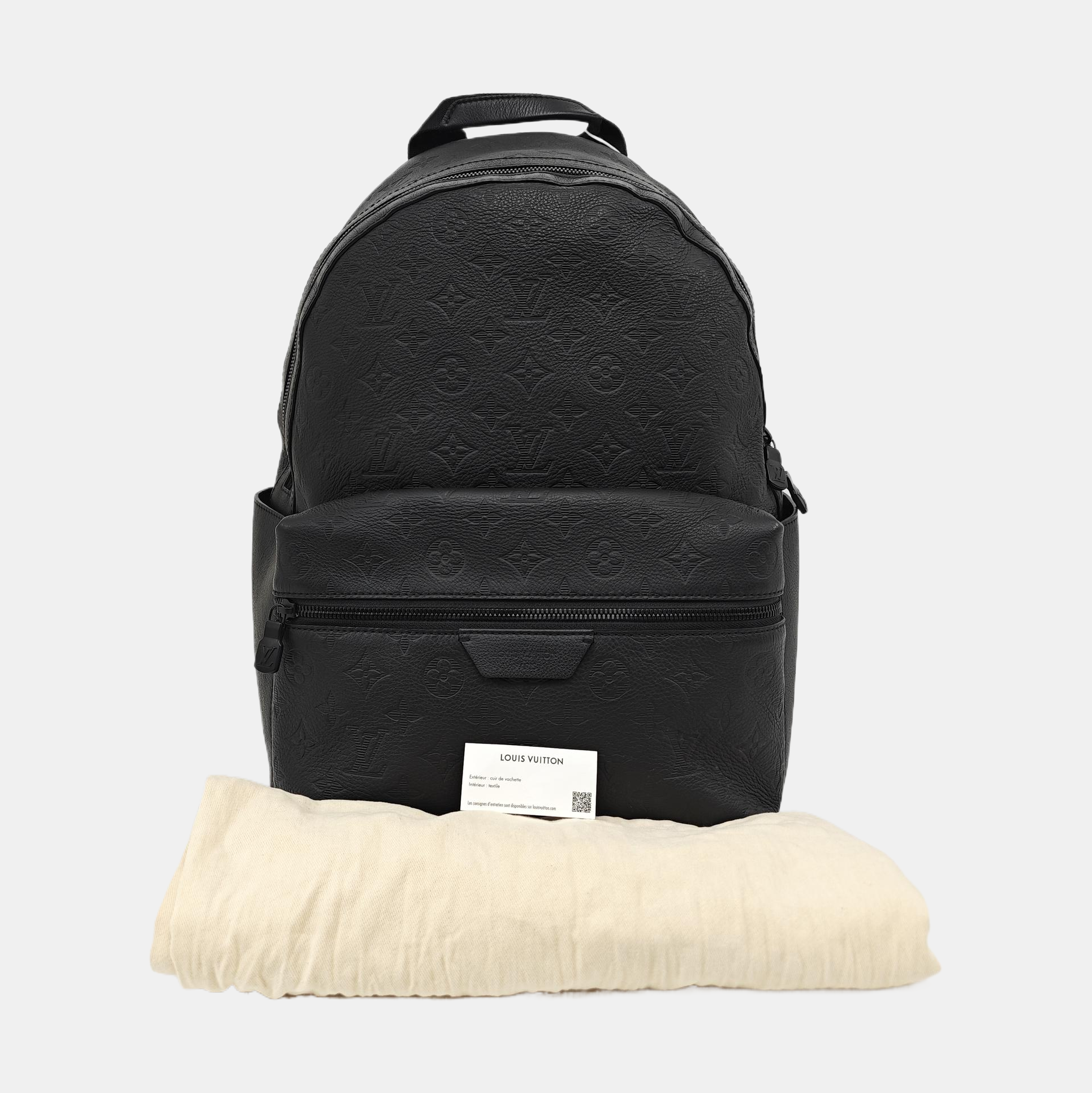 DISCOVERY Monogram Calfskin Black