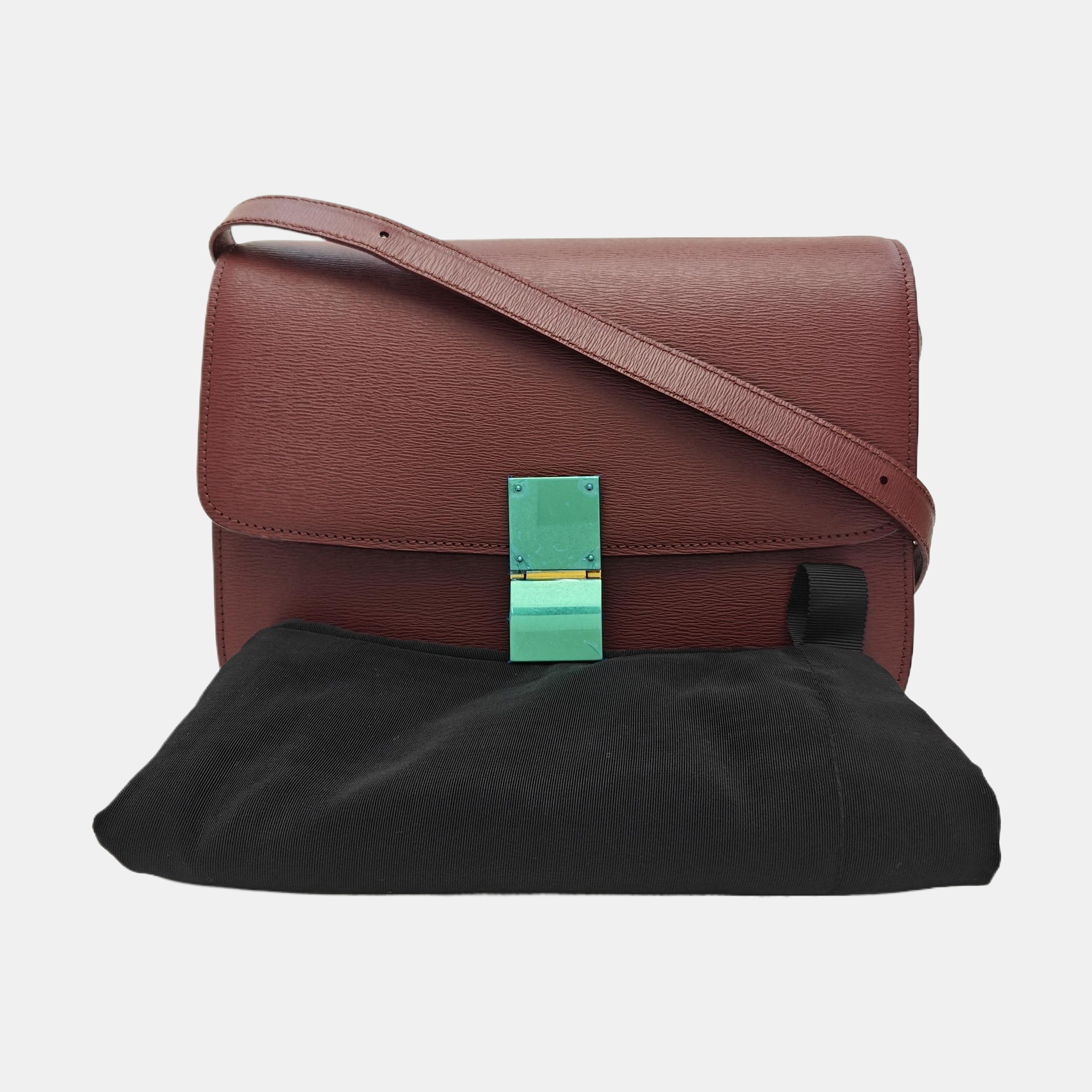 CLASSIC BOX Medium Calfskin Red