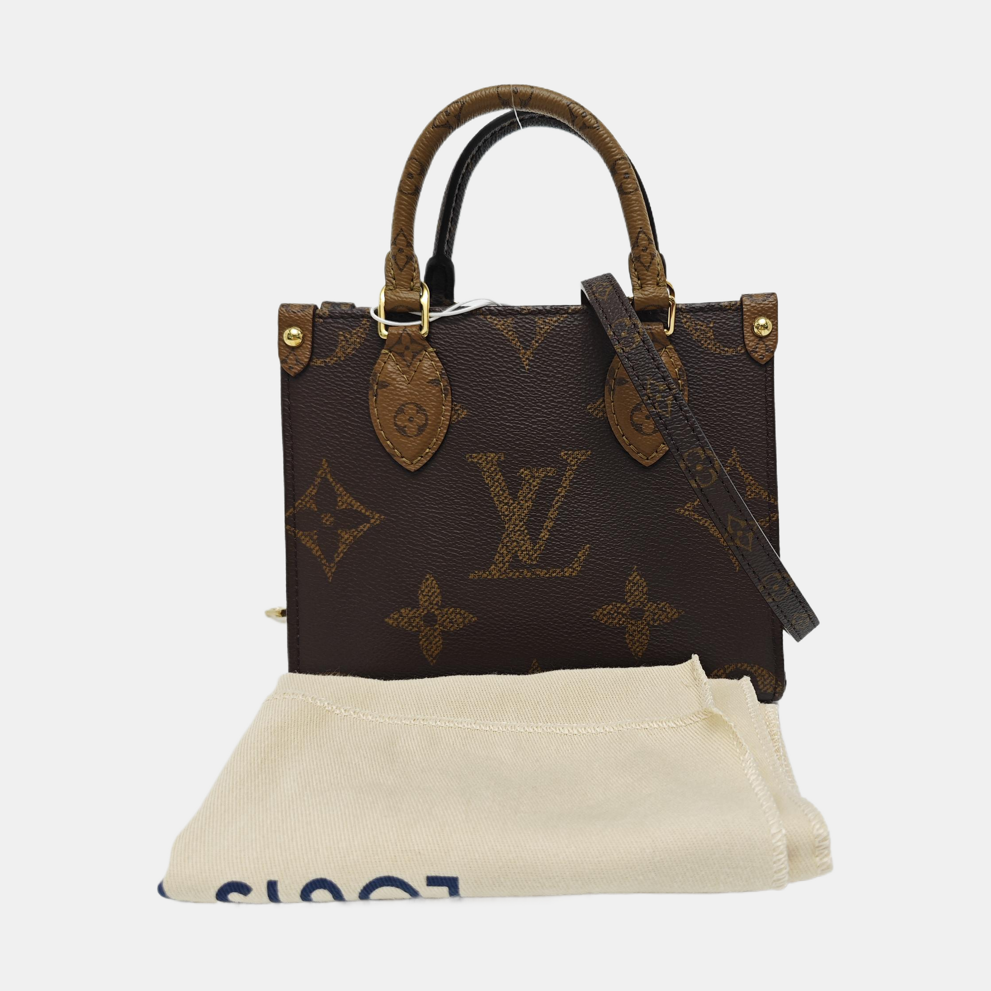 ONTHEGO BB Monogram Coated Canvas Brown