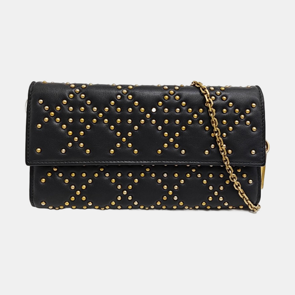 Lambskin Shoulder Bag Black