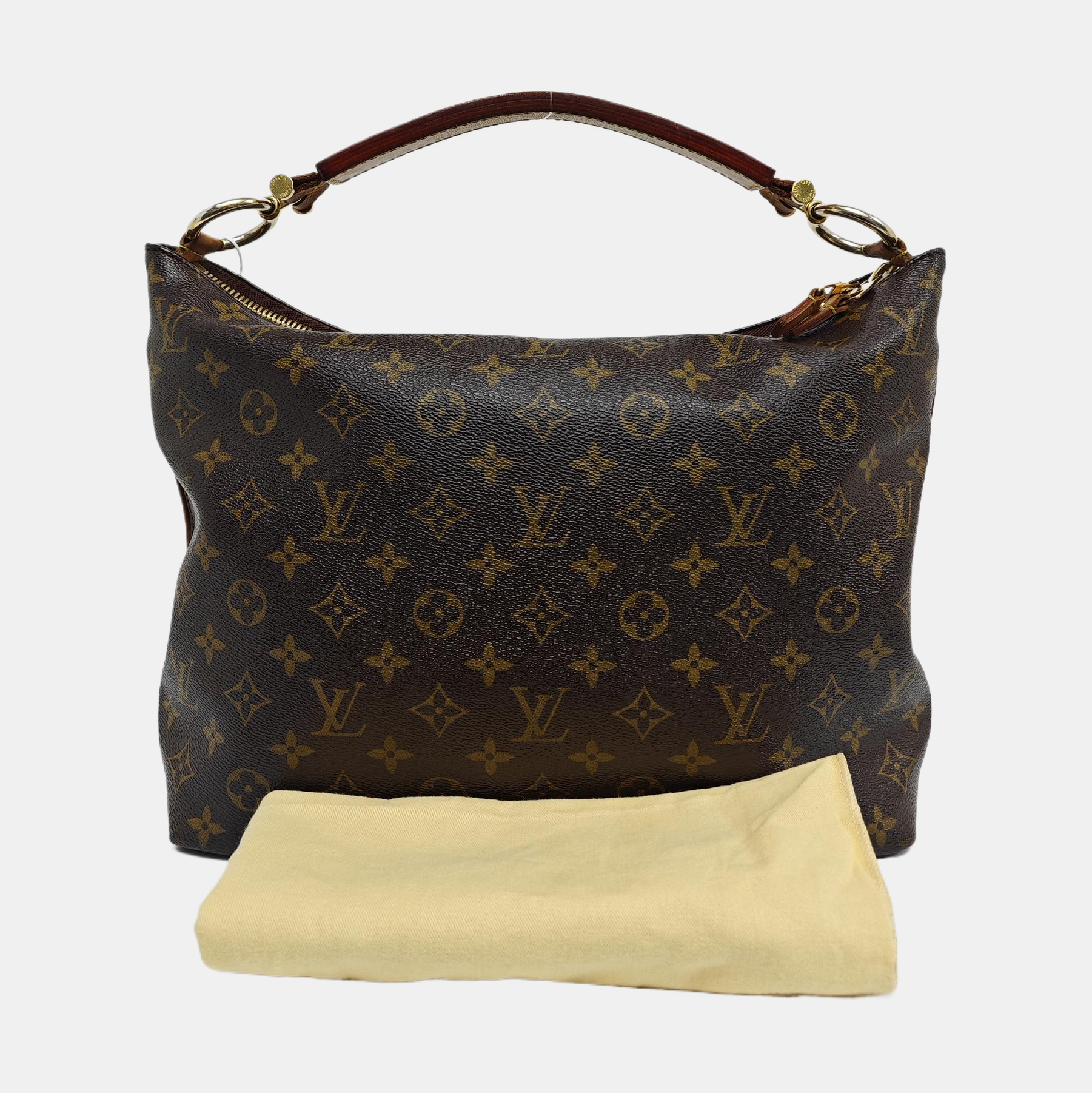 VINTAGE SULLY PM Monogram Coated Canvas Brown