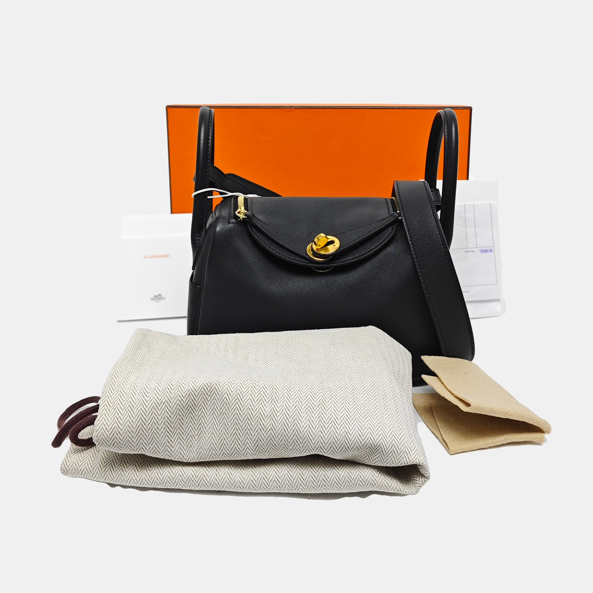 Lindy Mini Calfskin Black