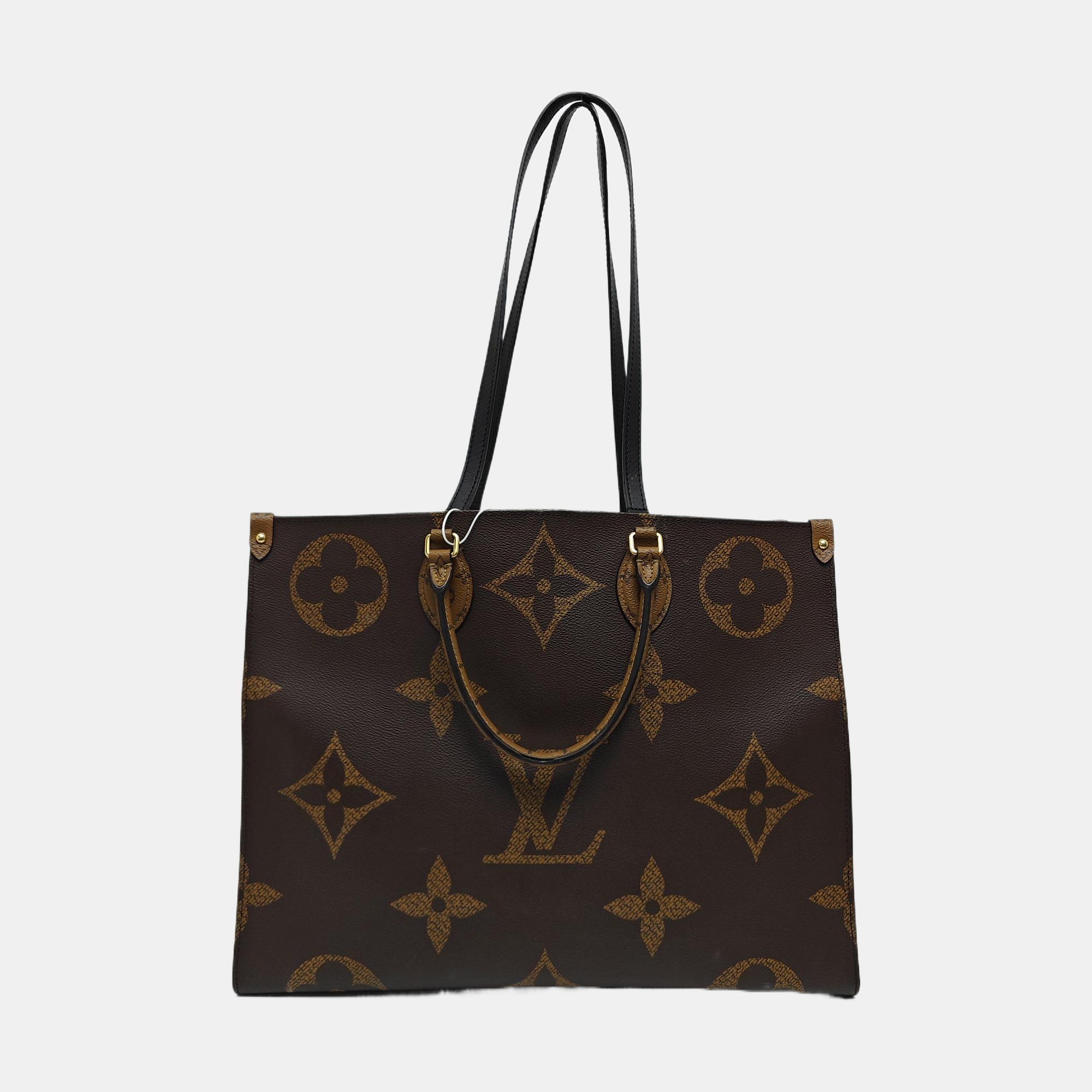 ONTHEGO GM Monogram Coated Canvas Brown