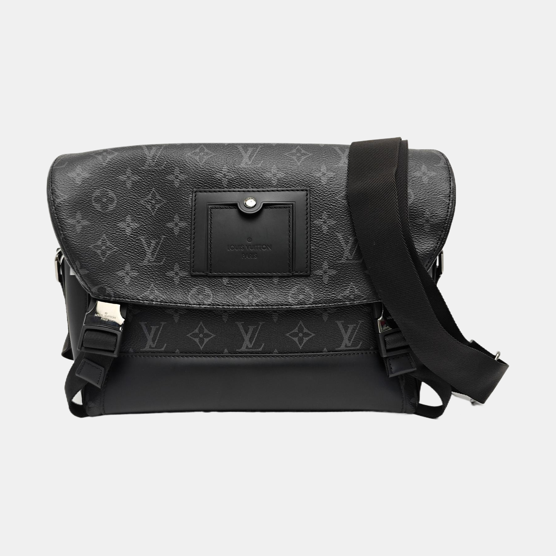 VOYAGER PM Monogram Coated Canvas Black