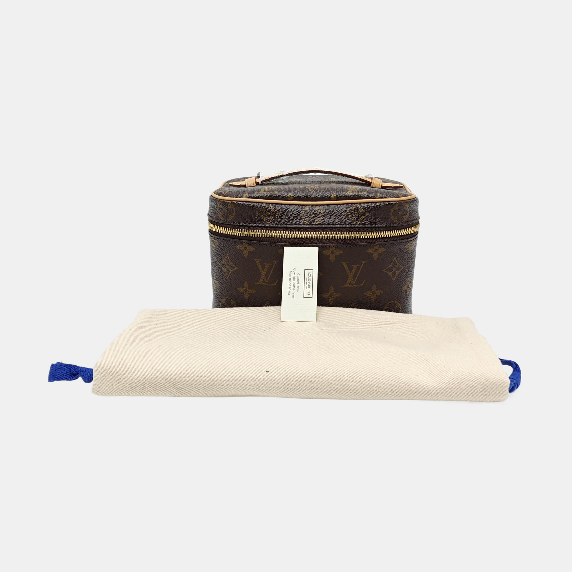 NICE Mini Monogram Coated Canvas Brown