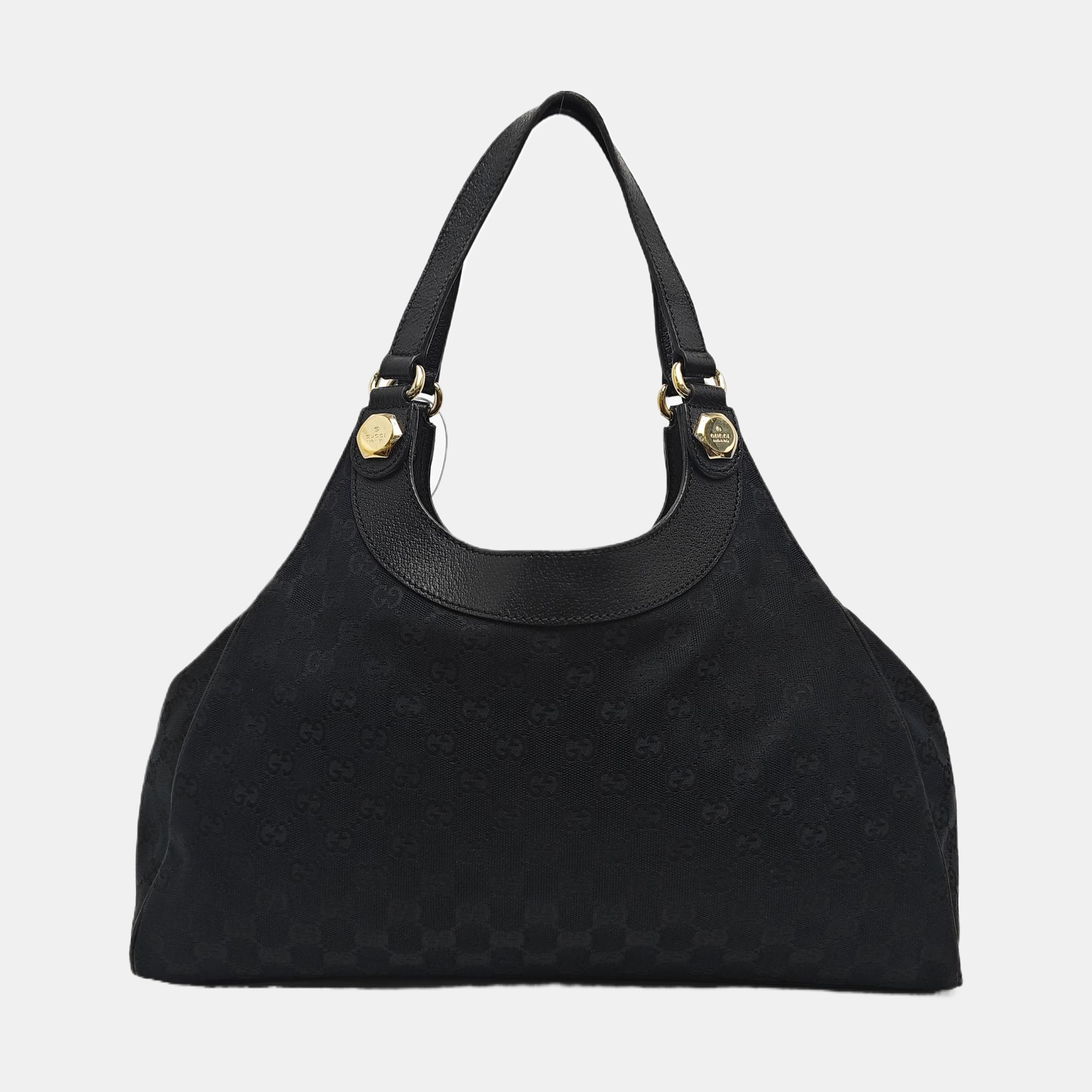 Monogram Canvas Top Handle Bag Black