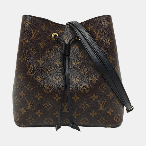 NÉONOÉ MM Monogram Coated Canvas Brown