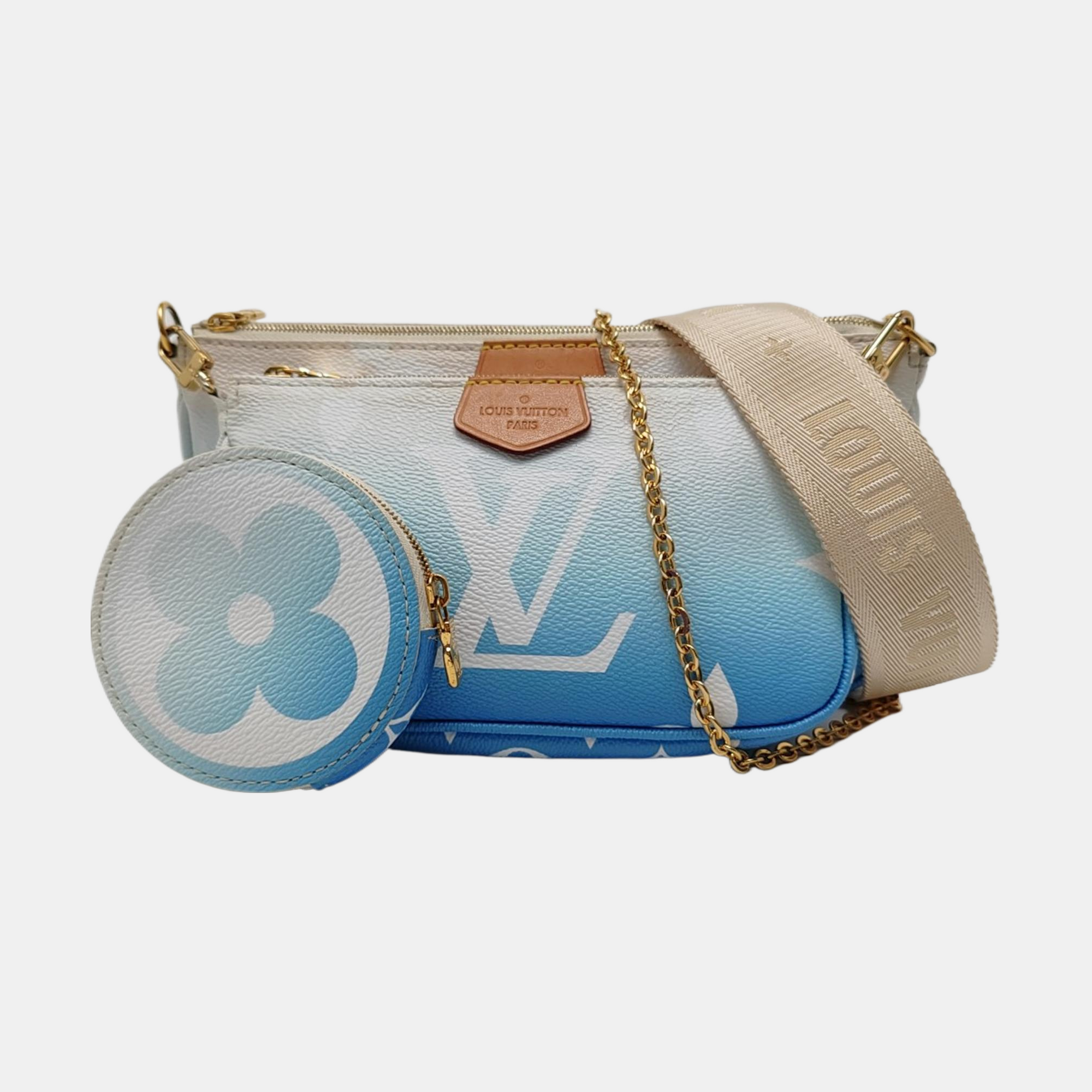 MULTI Monogram Coated Canvas Blue