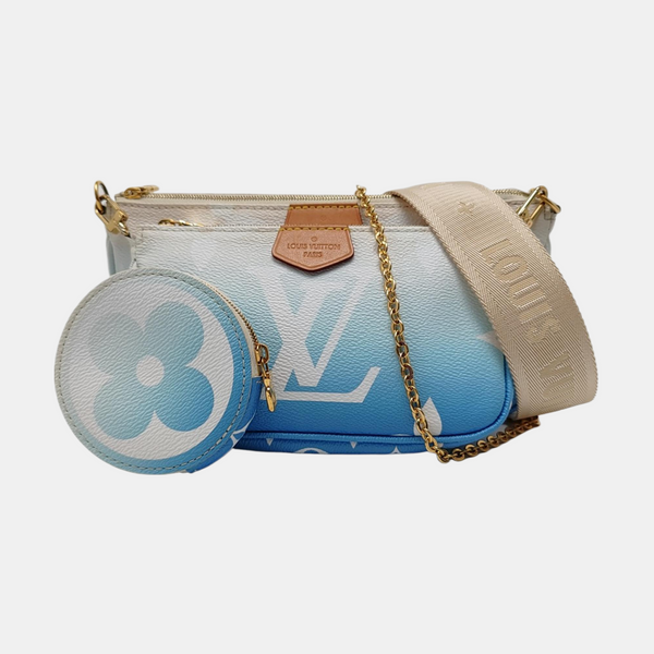 MULTI Monogram Coated Canvas Blue